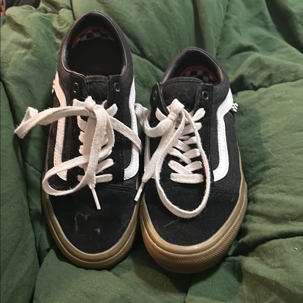 Vans Black and White Sneakers